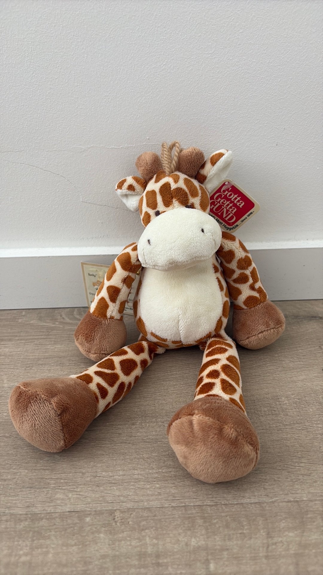 Girafe en peluche Flopadoodle, Enlèvement, Neuf, Girafe, Petit (moins de 20 cm)