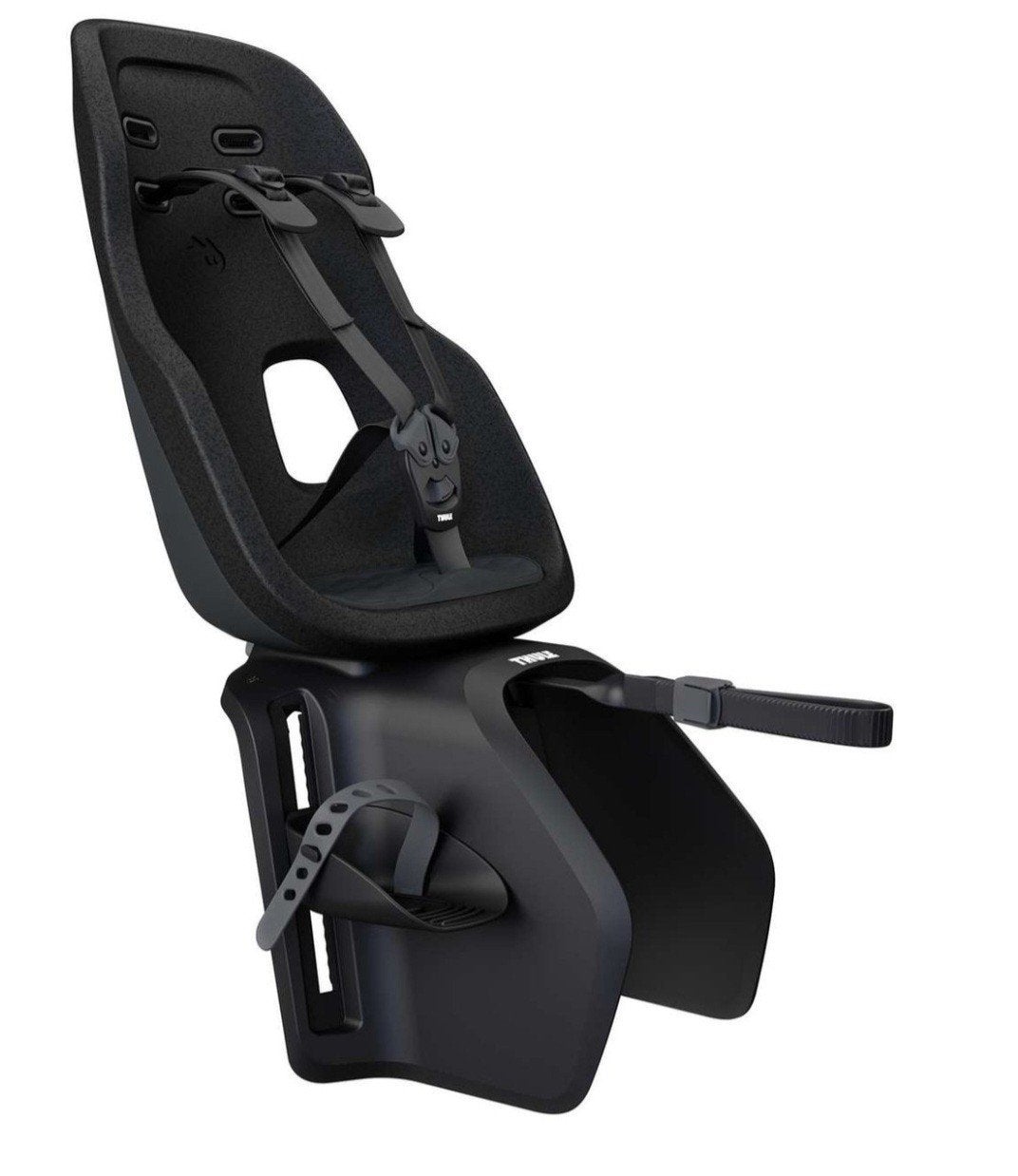 Thule - yepp nexxt maxi - zwart, Fietsen en Brommers, Fietsaccessoires | Fietsstoeltjes, Ophalen, Achterzitje, Voetsteuntjes, Yepp (Thule)