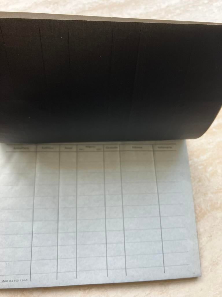 Vintage boekje Bestelbonnen met CARBON., Enlèvement ou Envoi, Comme neuf