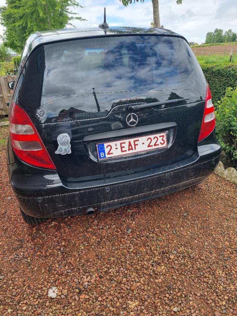Mercedes a 170 Benzine, Auto's, Mercedes-Benz, Voorwielaandrijving, Stof, Zwart, Handgeschakeld