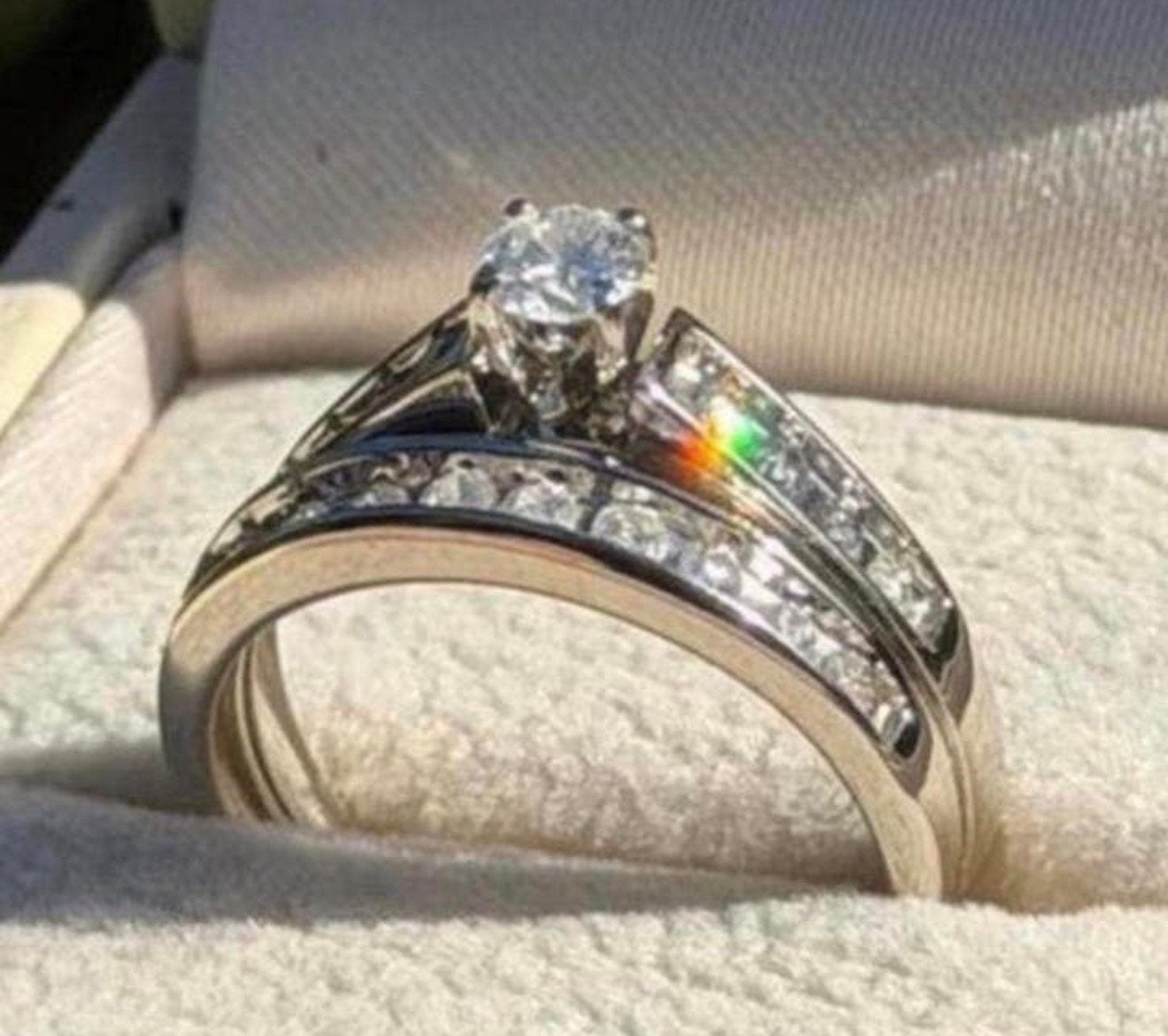 Witgouden ring met 20 natuurlijke diamanten en certificaat!, Handtassen en Accessoires, Ringen, Nieuw, Ophalen of Verzenden, Kleiner dan 17