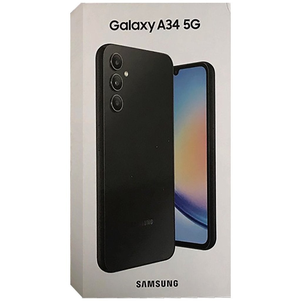 Nieuwe Samsung Galaxy A34 5G 128 GB Zwart en Groen, Ophalen, Nieuw, Samsung