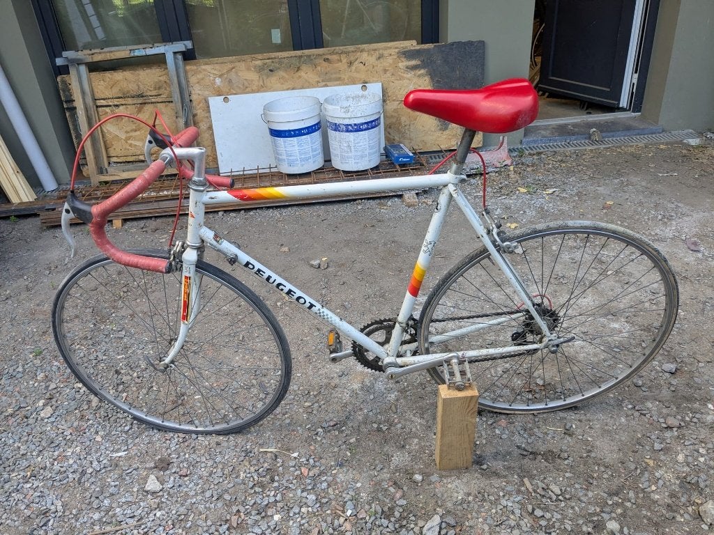 Peugeot vintage racefiets — In originele staat, Gebruikt, Velgrem, Overige maten, 53 tot 57 cm