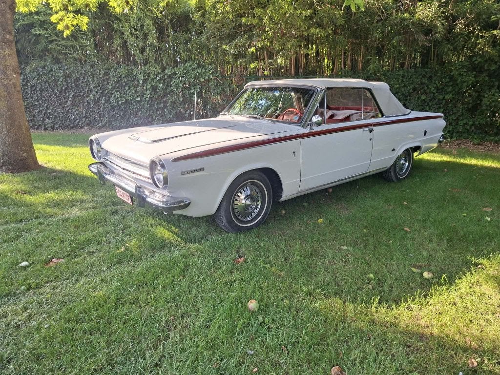 dodge dart, Auto's, Automaat, Achterwielaandrijving, 8 cilinders, Cabriolet
