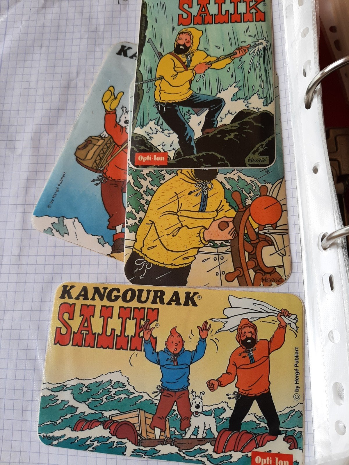 Kuifje alle salik stickers, Verzenden