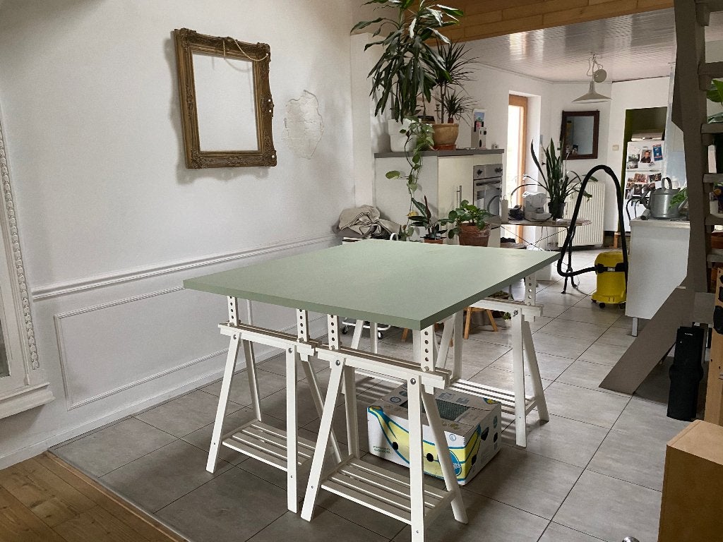 Bureau, Maison & Meubles, Bureaux, Enlèvement, Comme neuf, IKEA, Bureau assis-debout