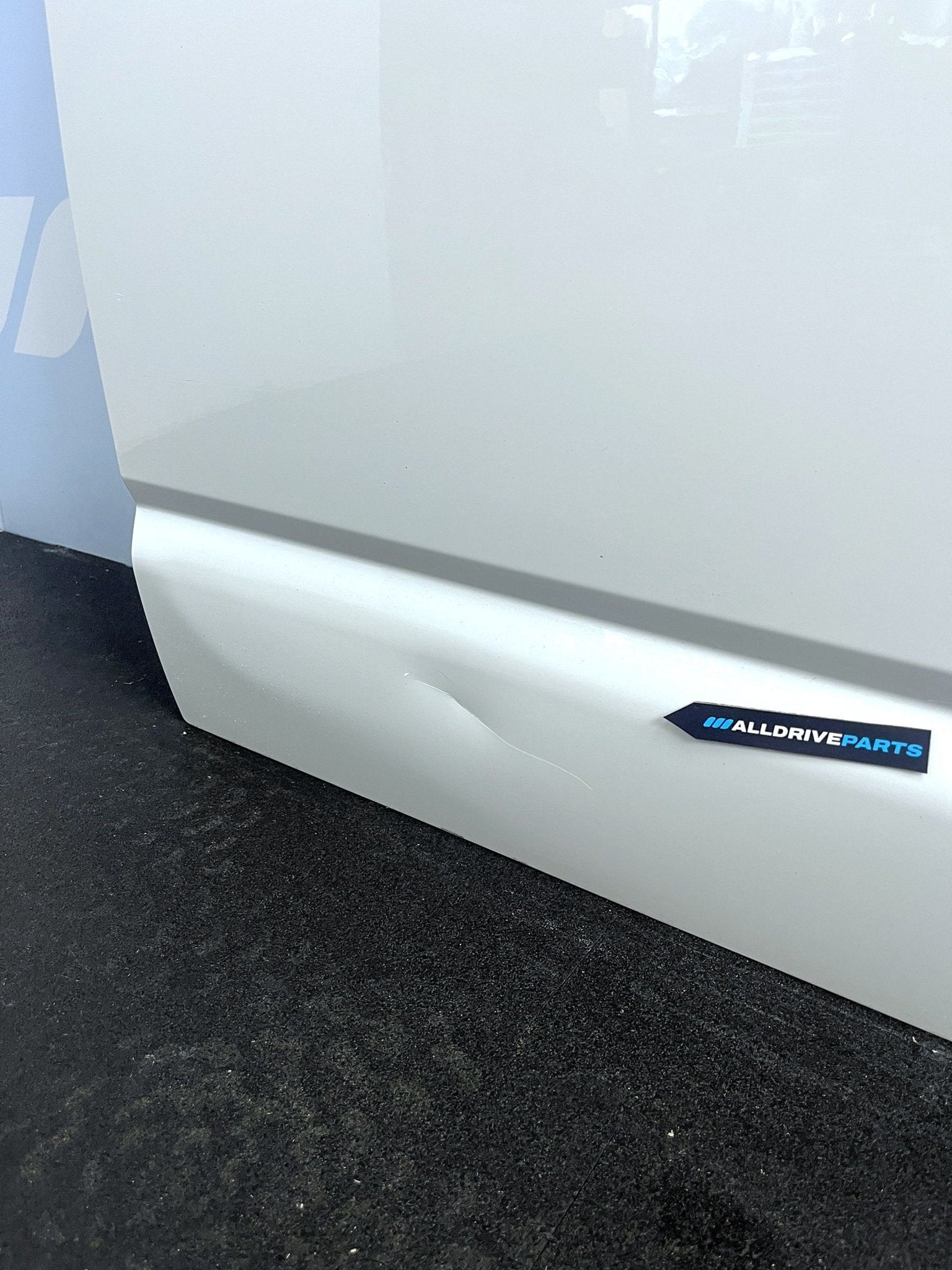 Schuifdeur rechts VW Transporter T6 dicht LB9A 7LA843108E, Gebruikt, -, Deur, -