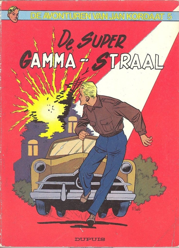 Jan Kordaat nr 5 - De super gamma-straal., Boeken, Gelezen, Eén stripboek, Eddy Paape., Ophalen of Verzenden