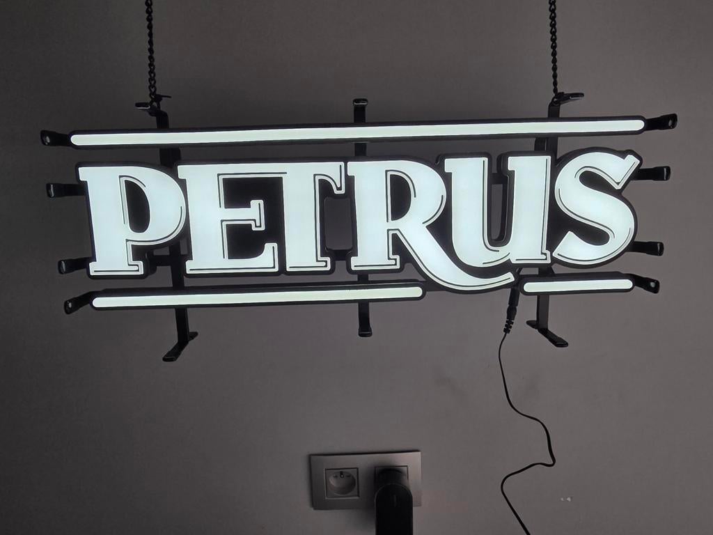 Petrus led lichtreclame, Verzamelen, Biermerken, Ophalen, Nieuw, Reclamebord, Plaat of Schild, Overige merken