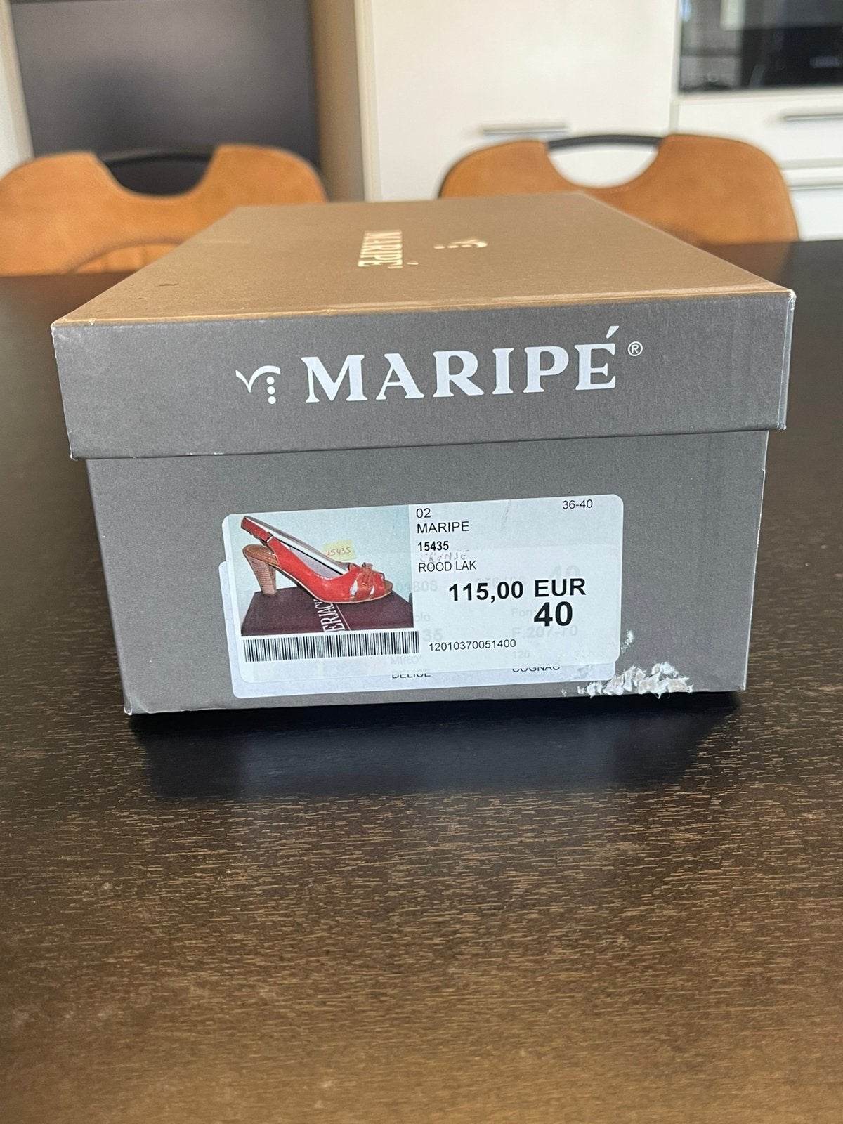 Maripe lakleren slingback pumps - Maat 40, Ophalen, Pumps, Gedragen, Rood