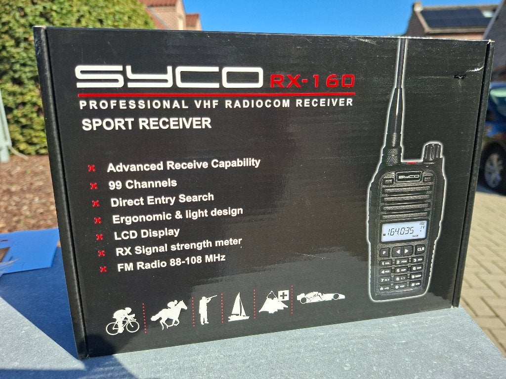 Syco RX-160 VHF Ontvanger in perfecte conditie, Ophalen of Verzenden, Zo goed als nieuw