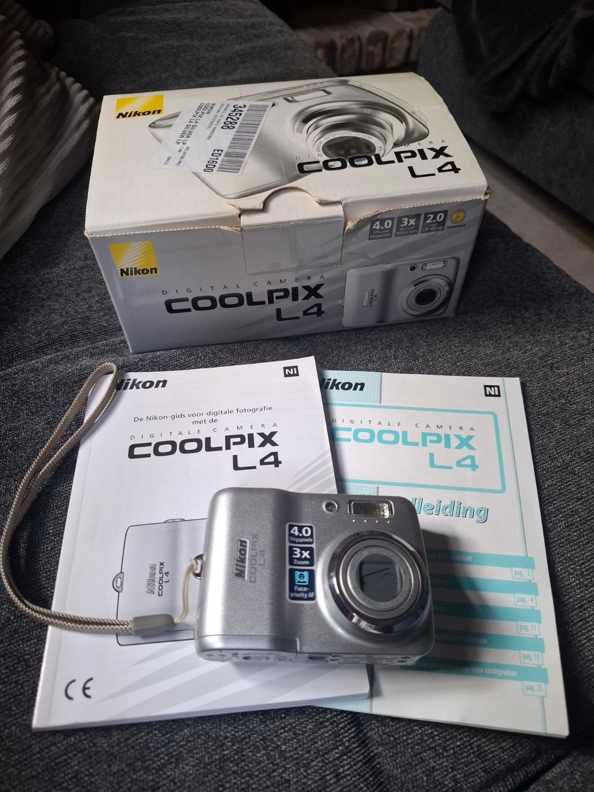 Nikon Coolpix L4, TV, Hi-fi & Vidéo, Enlèvement ou Envoi, Carte mémoire, Nikon