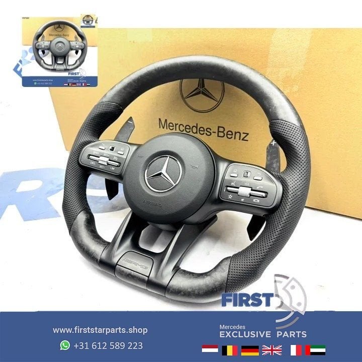 2022 AMG STUUR Mercedes CARBON C63 CLE63 E63 GLC63 GLE63 S63, Auto-onderdelen, Gebruikt, -, Ophalen of Verzenden, -