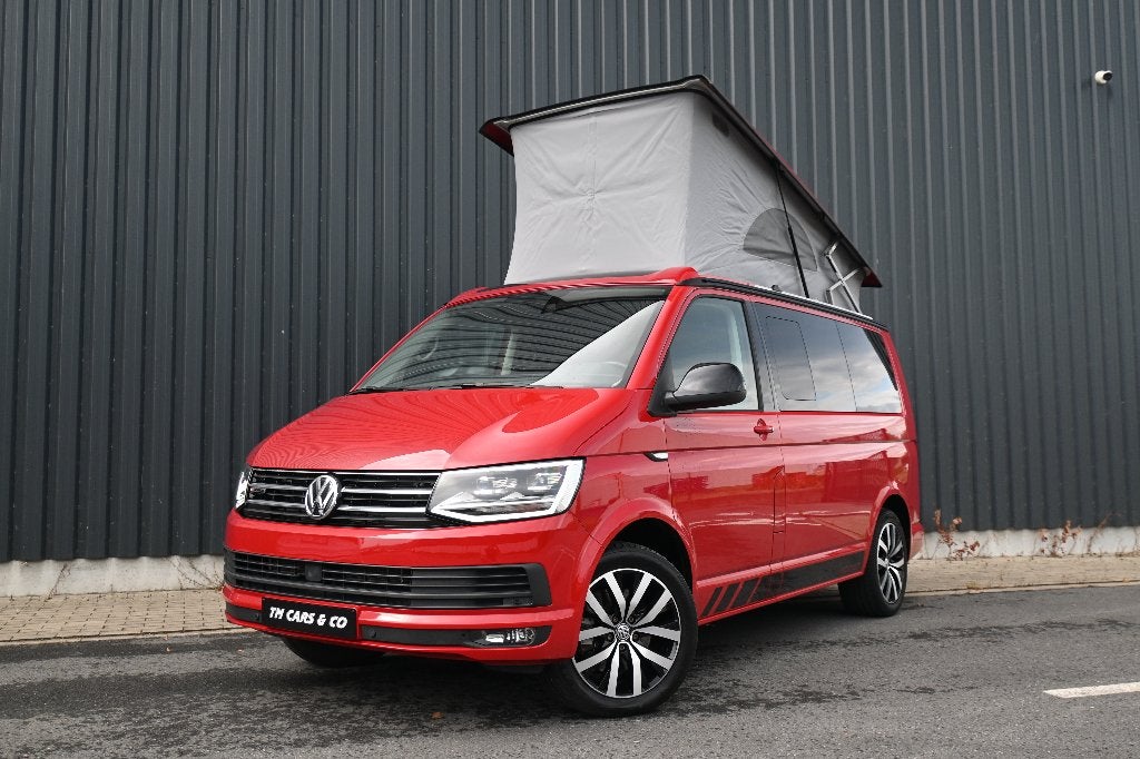 Vw T6 California Beach 4x4, LED, DSG,5zit 4slaap webasto ACC, Caravanes & Camping, Camping-cars, Jusqu'à 4, Volkswagen, Diesel