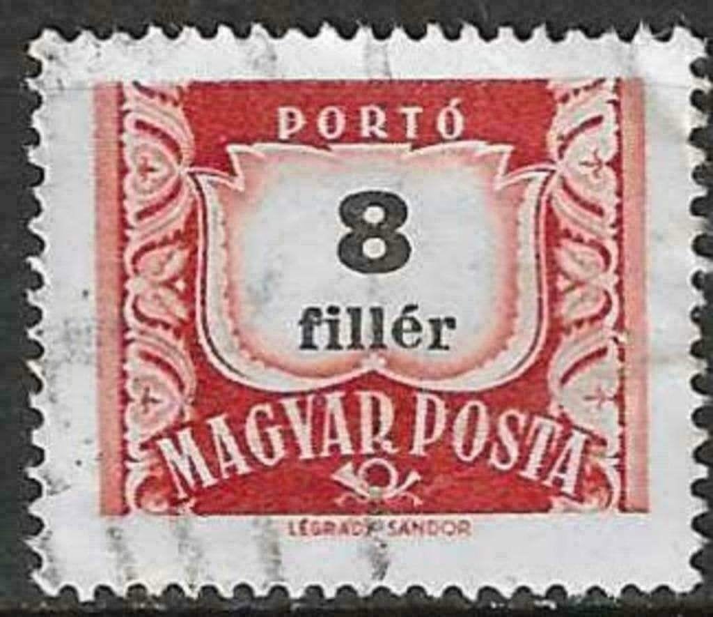 Hongarije 1958/1969 - Yvert 218ATX - Taxzegel (ST), Verzenden, Gestempeld