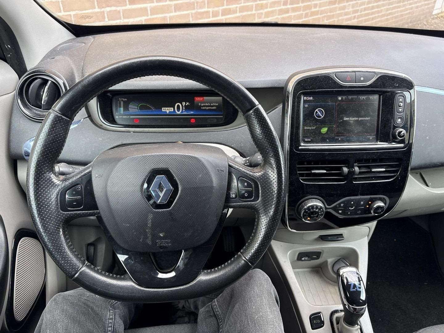 Renault ZOE Q210 Zen Quickcharge 22 kWh (ex Accu), Auto's, Automaat, 22 kWh, Zwart, ZOE