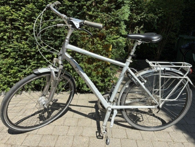 Trek T300 hybride herenfiets 55cm in prima staat., Fietsen en Brommers, Velgrem, Versnellingen, Zo goed als nieuw, 53 tot 57 cm