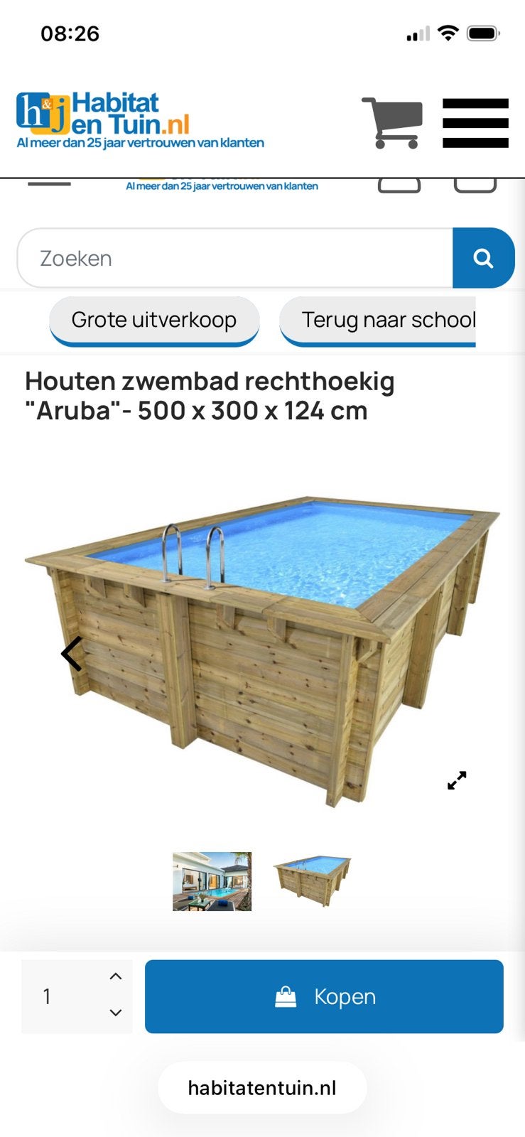 NIEUW HOUTEN ZWEMBAD – 5 x 3 METER ‍️, Rechthoekig, Ophalen, 120 cm of meer, 300 cm of meer