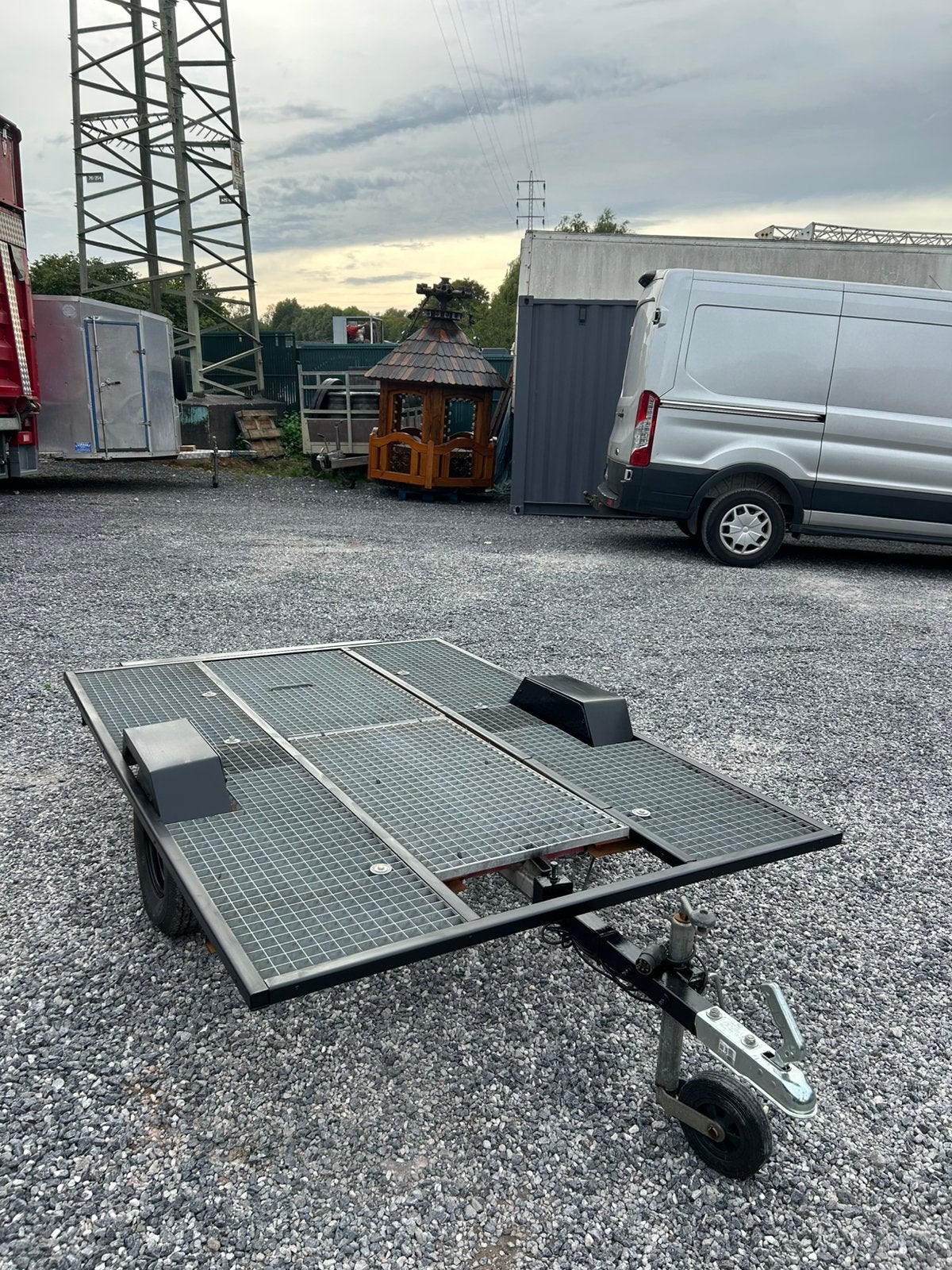 Remorque 2m20 sur 1m80, Doe-het-zelf en Bouw, Zonnepanelen en Toebehoren, Ophalen of Verzenden, Zo goed als nieuw