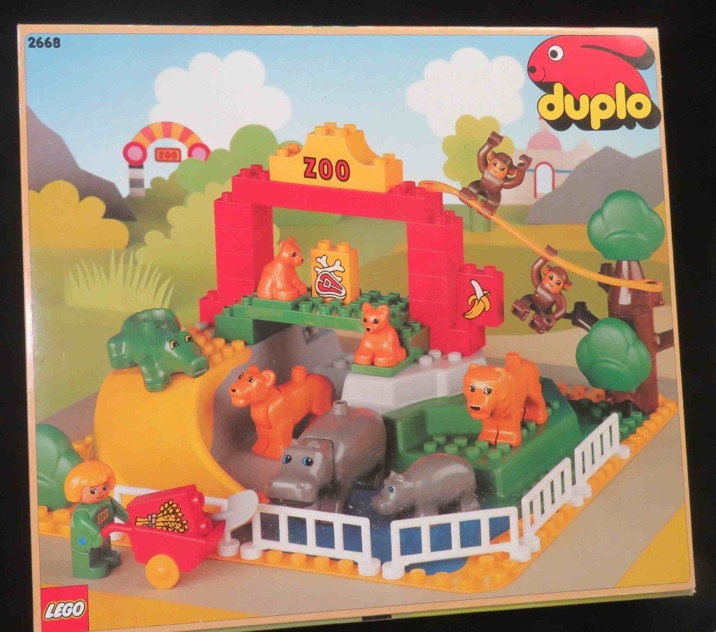 Lego Duplo - Zoo, Complet, Ensemble complet, Comme neuf, Enlèvement