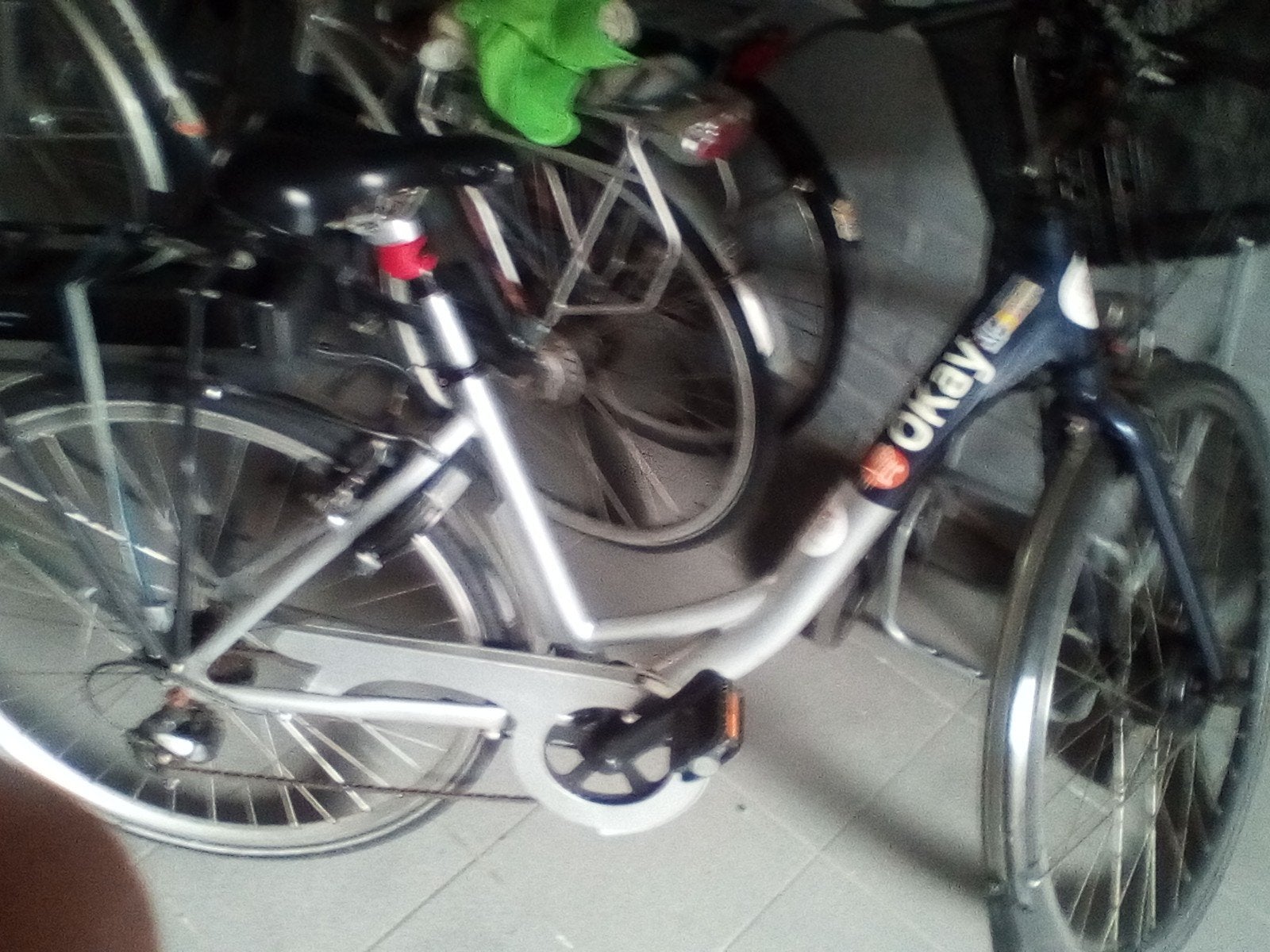 ELEKTISCHE FIETS DAME VAN OKAYE,OXFORD BANDEN,+ SHIMANO, Fietsen en Brommers, Elektrische fietsen, Ophalen, Gebruikt