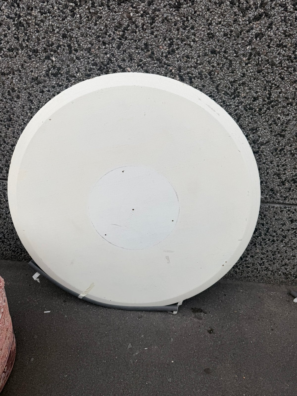 Knoll Tulip plateau stratifié blanc 137 cm dia, Enlèvement ou Envoi, B&b italia cassina ligne roset hay joli travertin leolux vitra