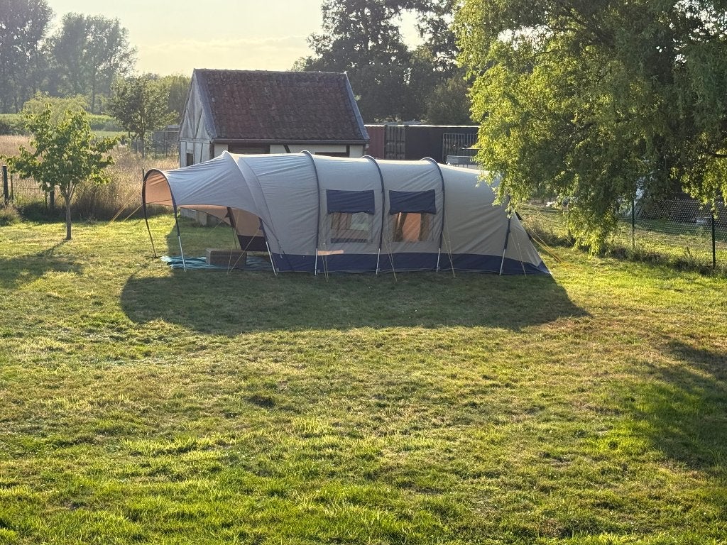 Tent - Vrijbuiter Cedar DLX + Cherry Canopy Luifel, Enlèvement, Utilisé, Jusqu'à 4