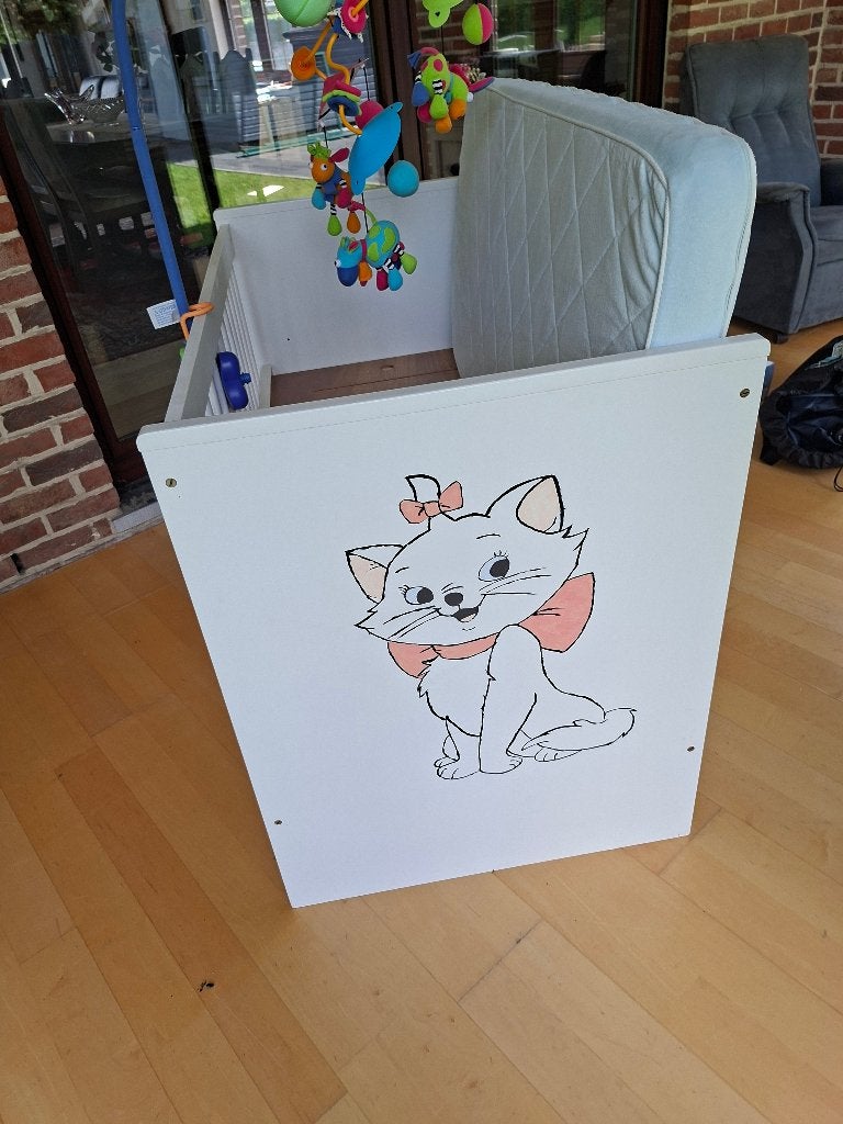 baby bedje 1.20 op 60 cm, Enlèvement, Utilisé, Lit