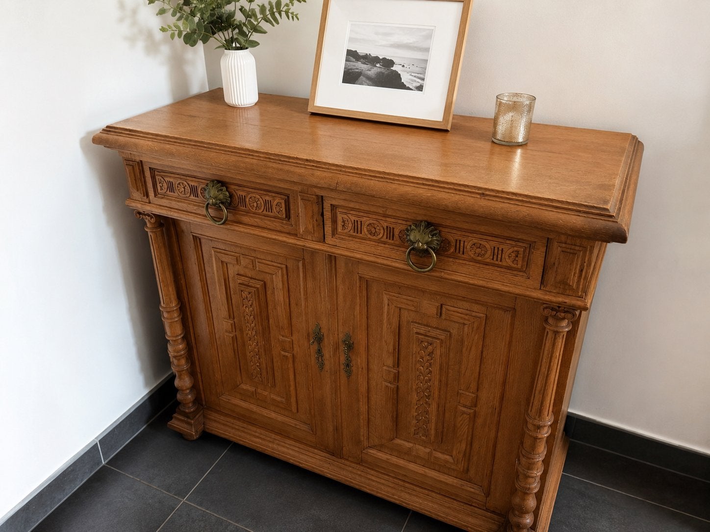 Buffet ancien, Avec tiroir(s), 25 à 50 cm, 100 à 150 cm, Enlèvement