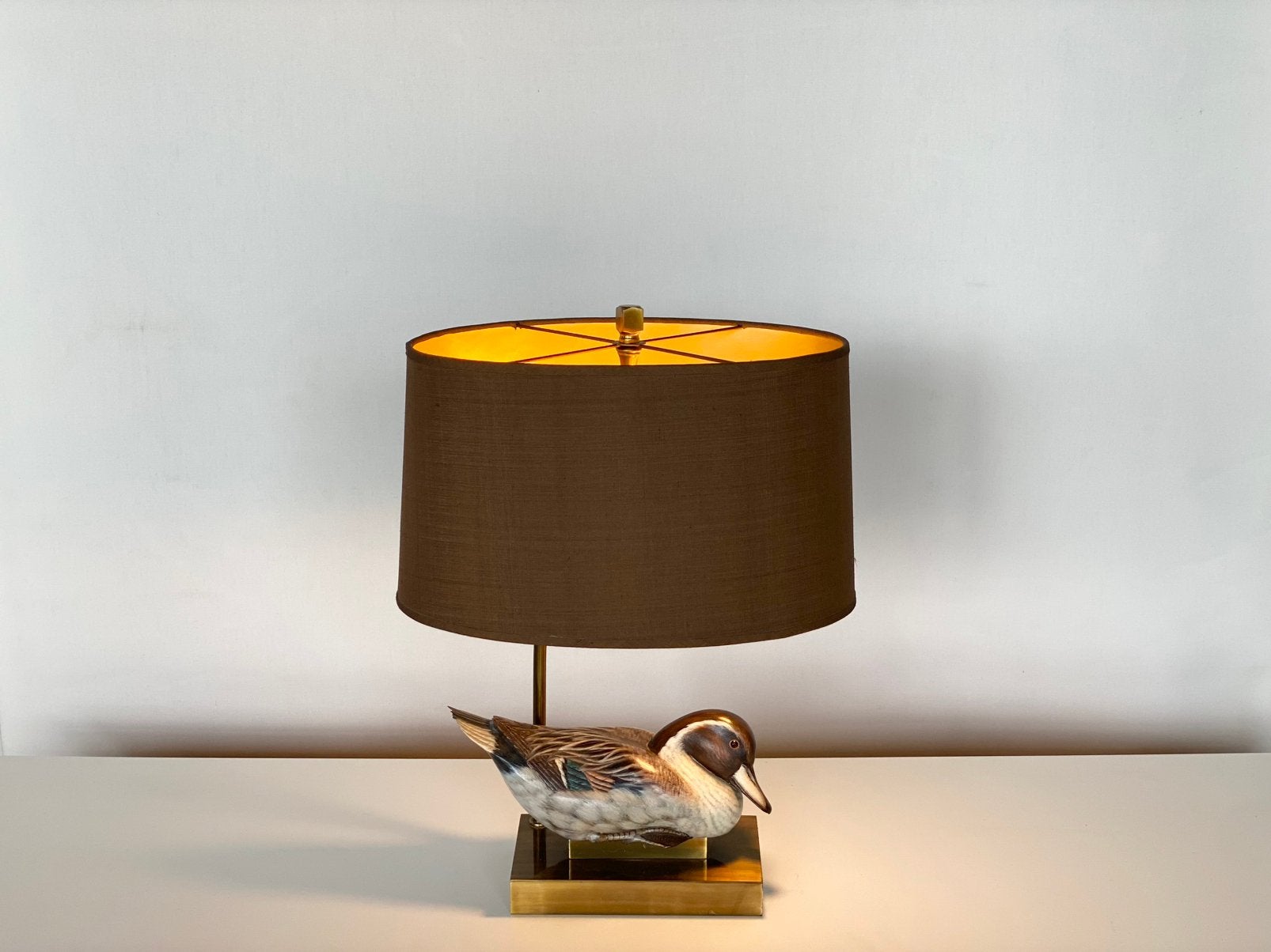 Vintage duck tablelamp 1970s, Antiek en Kunst, Ophalen