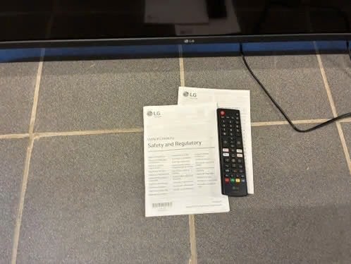 LG tv, Ophalen, 50 Hz, LCD, Zo goed als nieuw