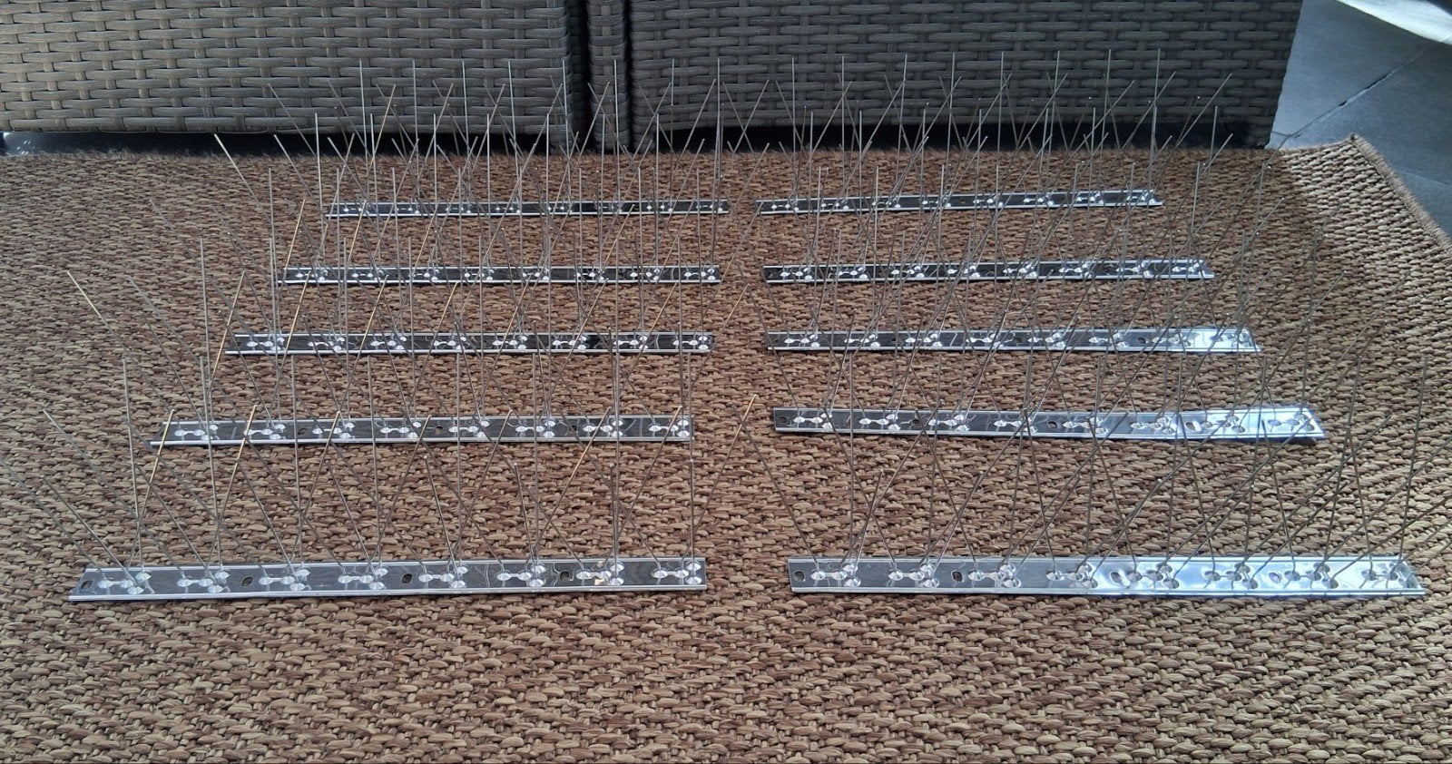 10 épingles à pigeon en acier inoxydable, pièce de 33 cm, ne, Jardin & Terrasse, Enlèvement ou Envoi, Neuf, Lutte antiparasitaire