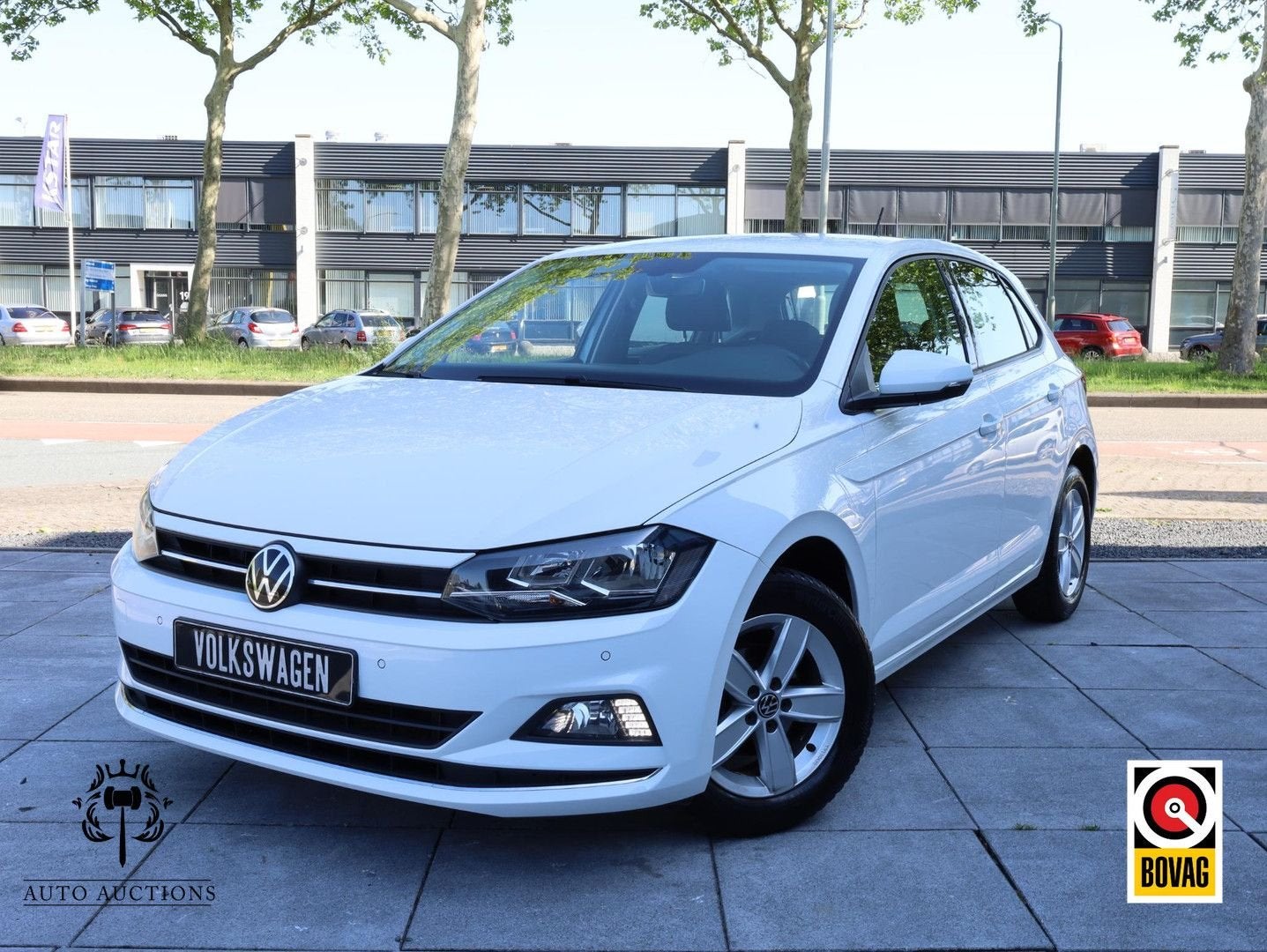 Volkswagen Polo 1.0 TSI Highline 95PK | Adaptive Cruise | Do, Auto's, Zwart, Wit, Bedrijf, Handgeschakeld