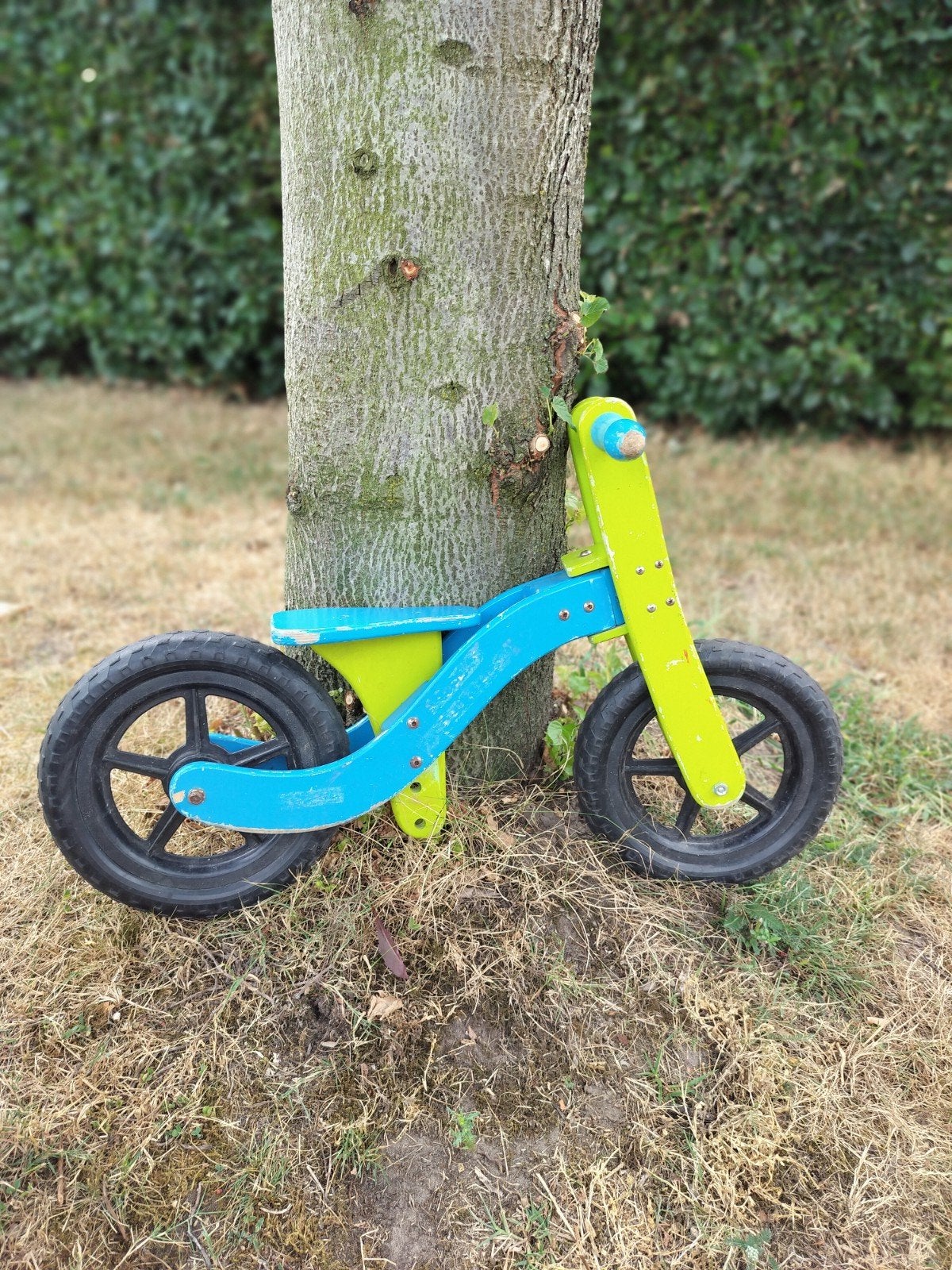 Kleurrijke loopfiets, Ophalen, Loopfiets