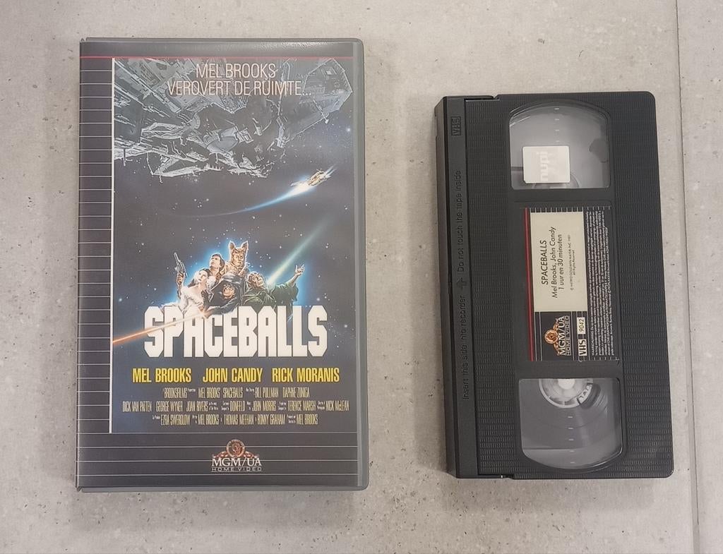 VHS Spaceballs ex-rental ex-videotheek, Cd's en Dvd's, Ophalen