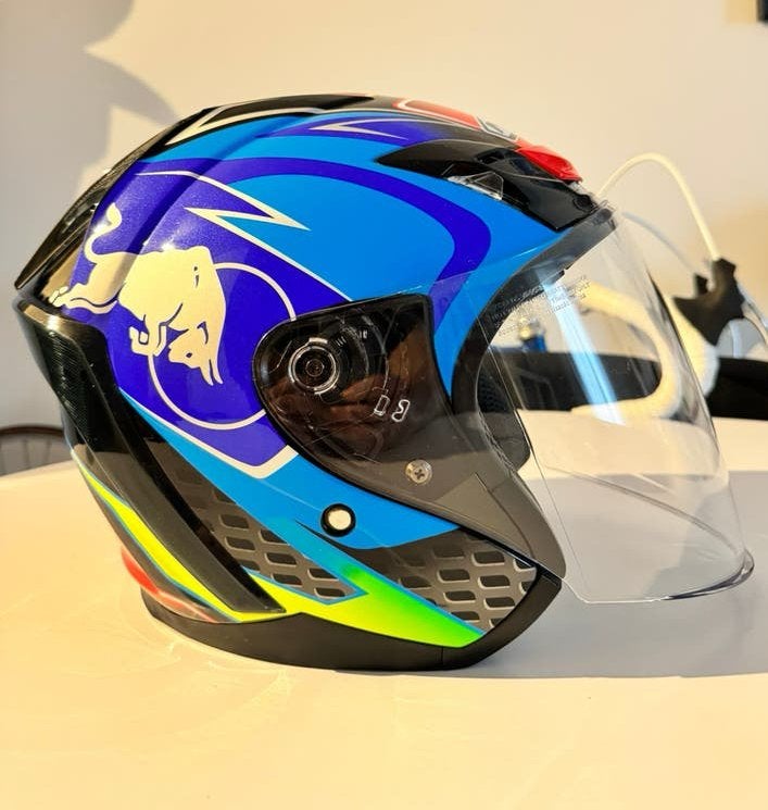 Jethelm - MotoGP stijl - maat XXL (64cm), Motoren, Ophalen, Arai, Jethelm, XXL