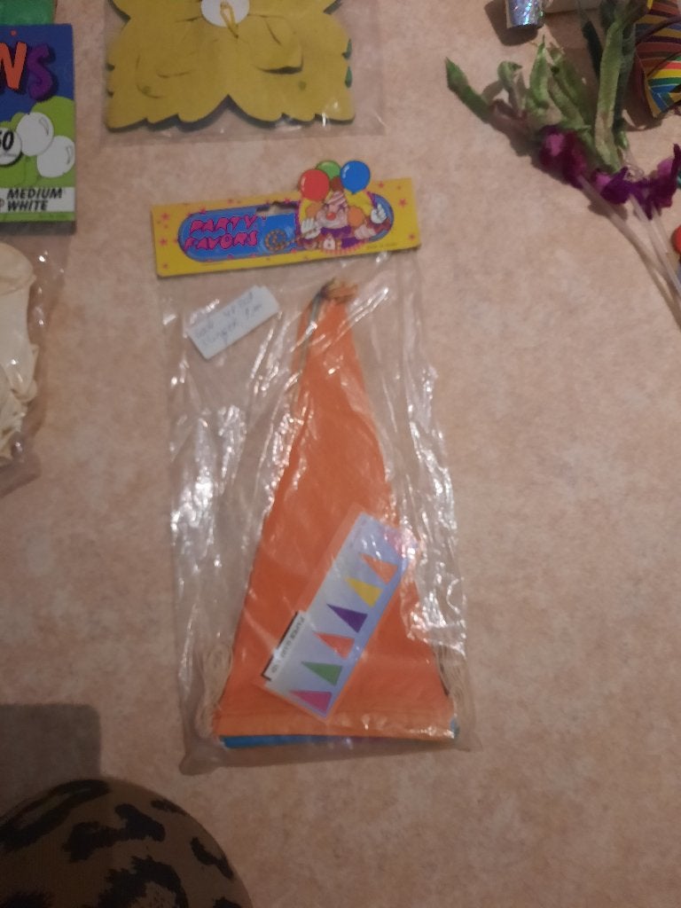nieuw papieren effen driehoek slinger, Ophalen of Verzenden, Nieuw, Feestartikel