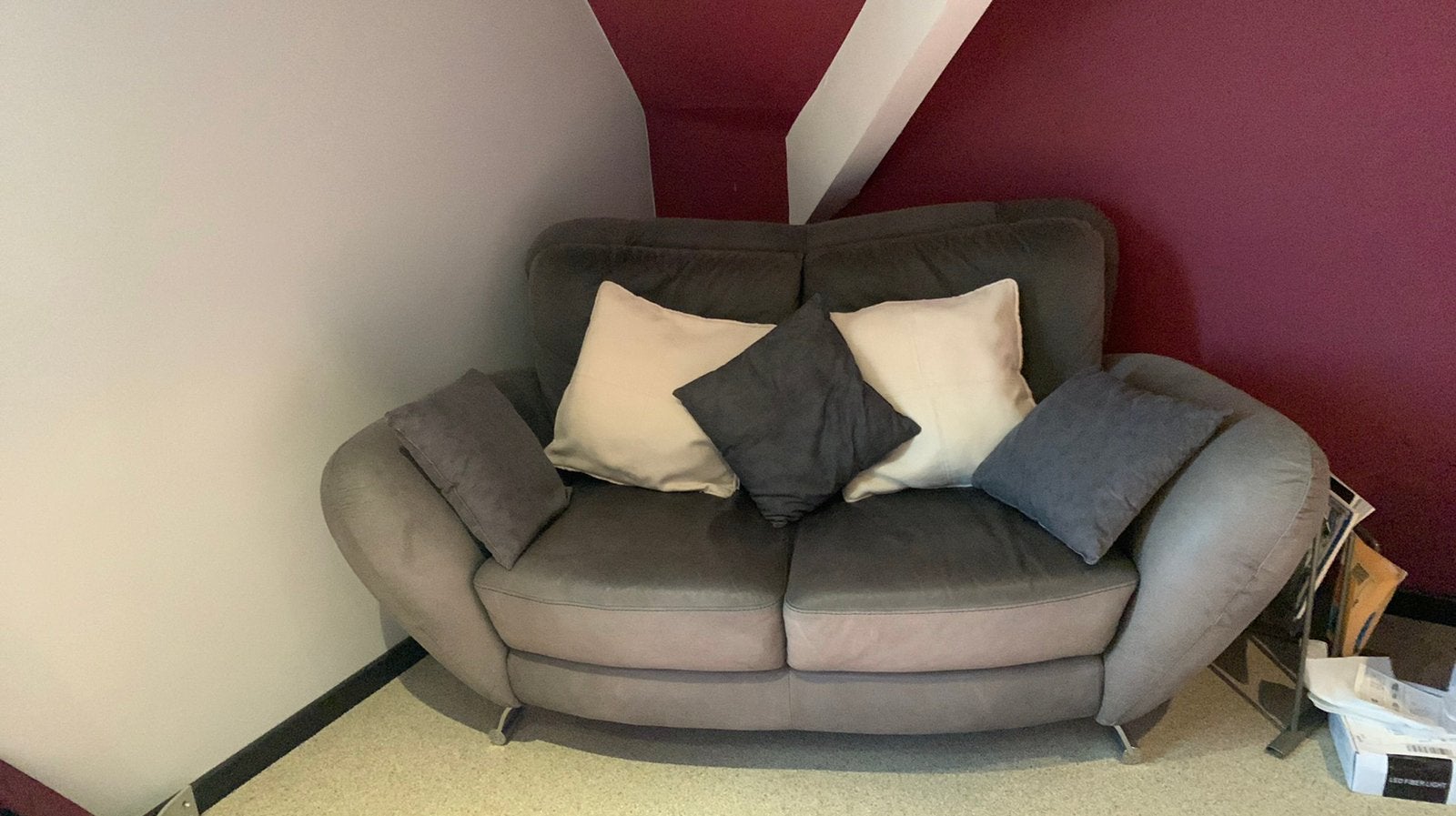 Twee zit, Huis en Inrichting, Ophalen, Overige materialen, Minder dan 75 cm, Tweepersoons