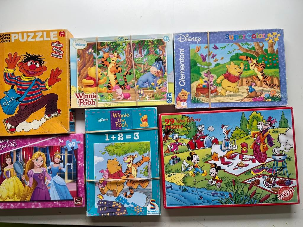 Puzzels - 2 € per stuk, Ophalen, Gebruikt