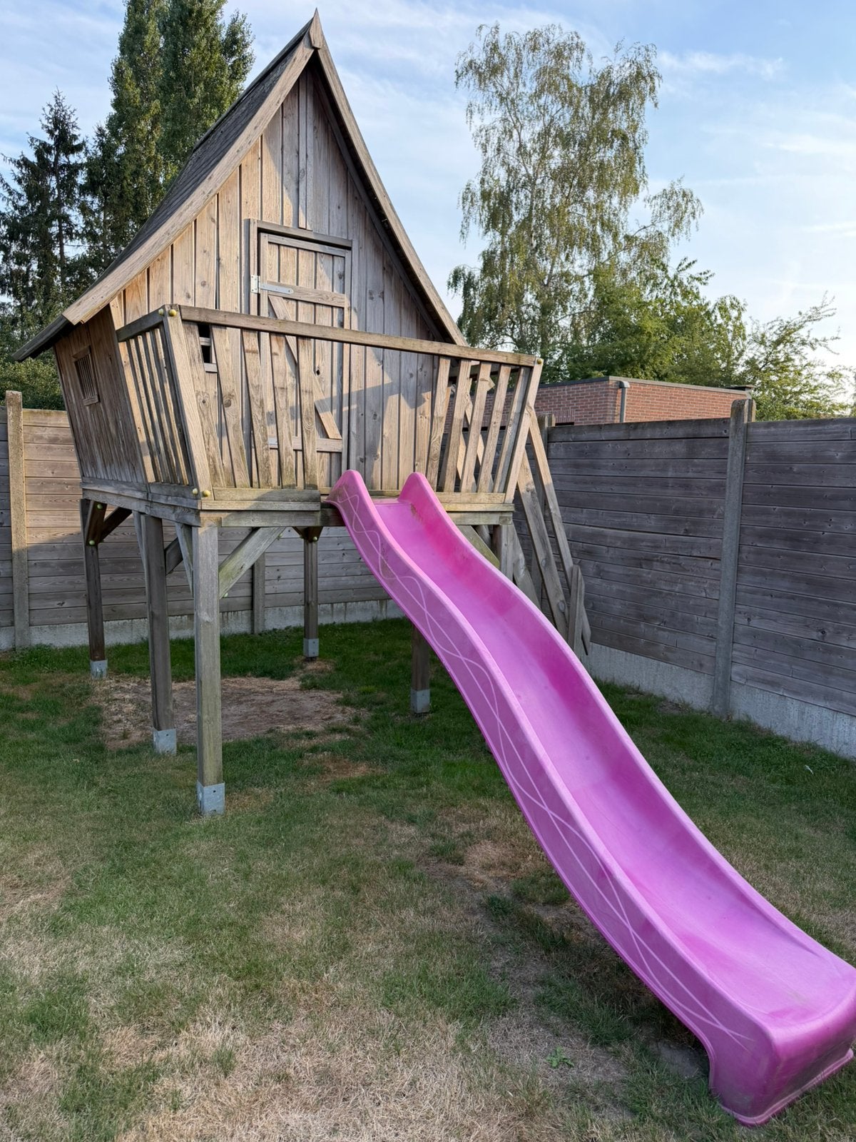 Gratis speelhuis met glijbaan, Kinderen en Baby's, Ophalen, Gebruikt, Glijbaan