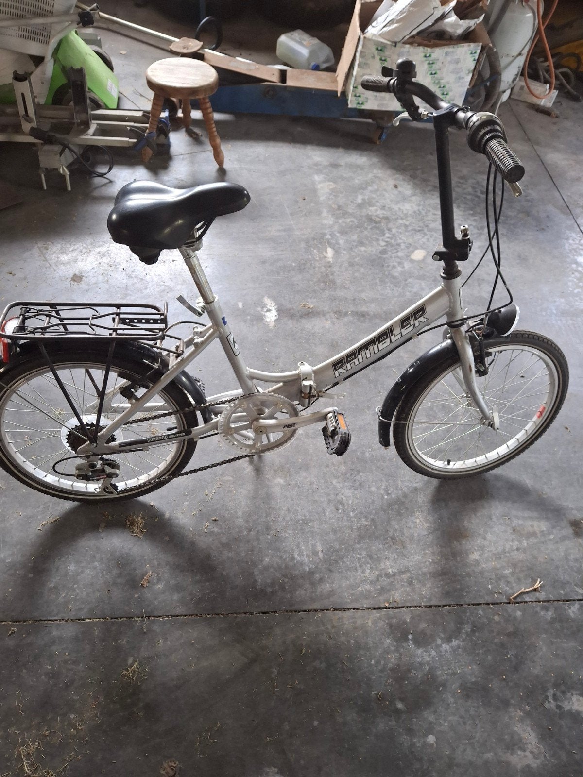 Plooifiets/vouwfiets rambler, Gebruikt, Velgrem, Versnellingen, Dames