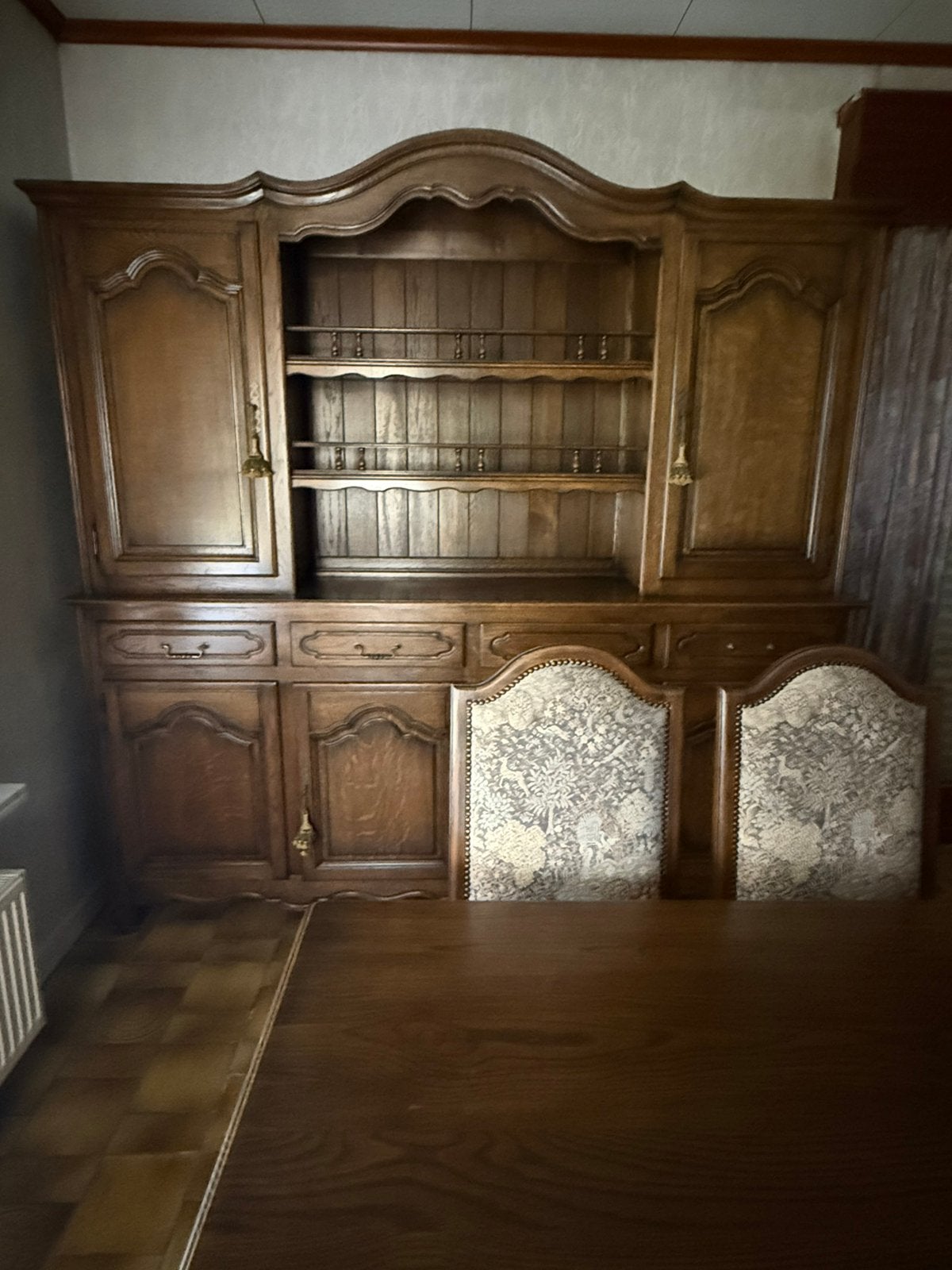 Compleet eiken eetkamer - voor de snelle beslisser, Antiek en Kunst, Antiek | Meubels | Kasten, Ophalen