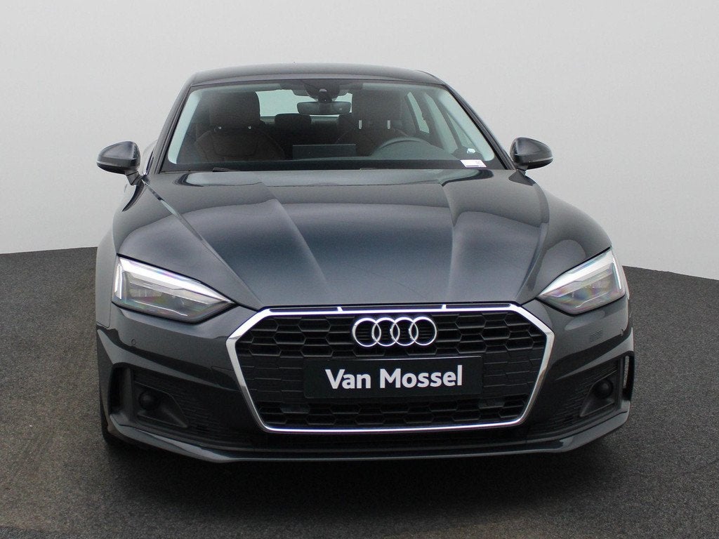 Audi A5 Sportback 35 TDI S tronic Bus Ed Competition, Auto's, Audi, 4 zetels, Stof, Zwart, Zwart