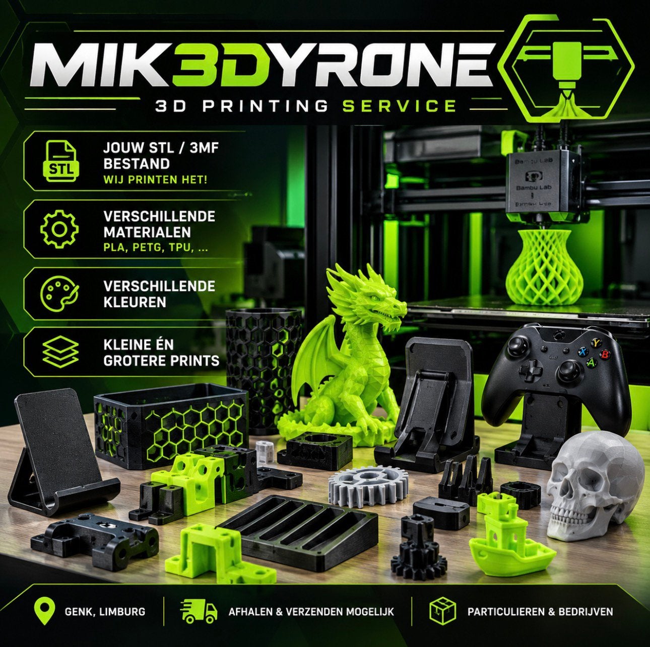 3D print service, Computers en Software, Ophalen of Verzenden