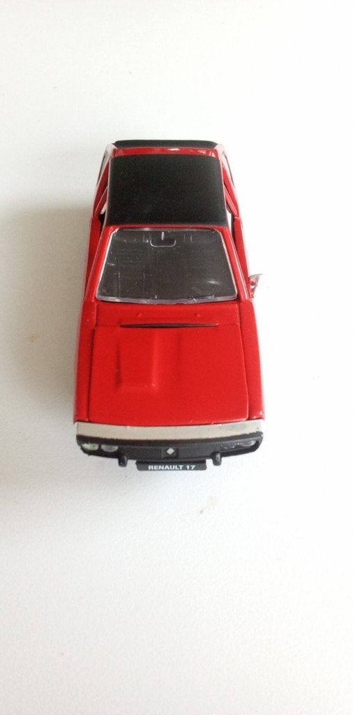 Renault 17 TS modelauto - Norev 1/43 - Rood, Ophalen of Verzenden, Gebruikt, Auto, Norev