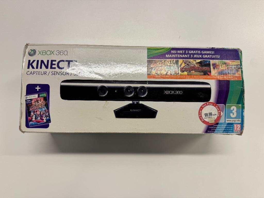 Xbox 360 Kinect Sensor – Met originele doos, Enlèvement, Utilisé, Sans contrôleur, Avec kinect