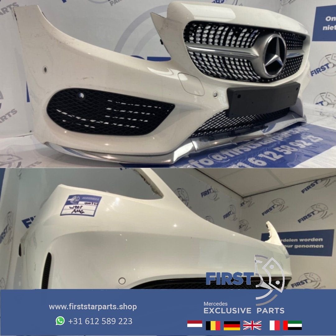 W205 SEDAN AMG BODY KIT WIT C KLASSE VOOR + ACHTER BUMPER or, Utilisé, Avant, -, -
