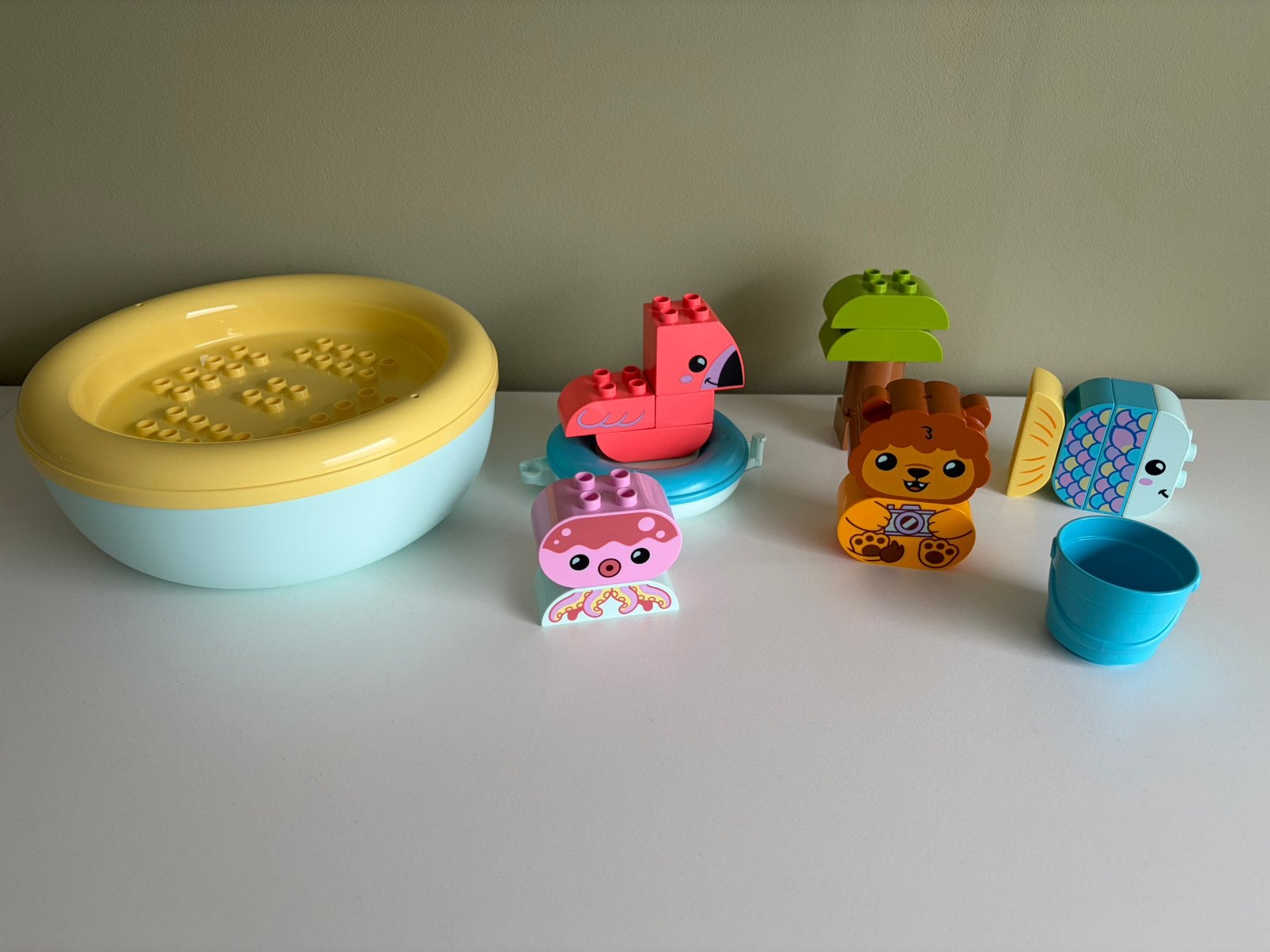 LEGO DUPLO Pret in bad - drijvend diereneiland, Ophalen, Zo goed als nieuw, LEGO
