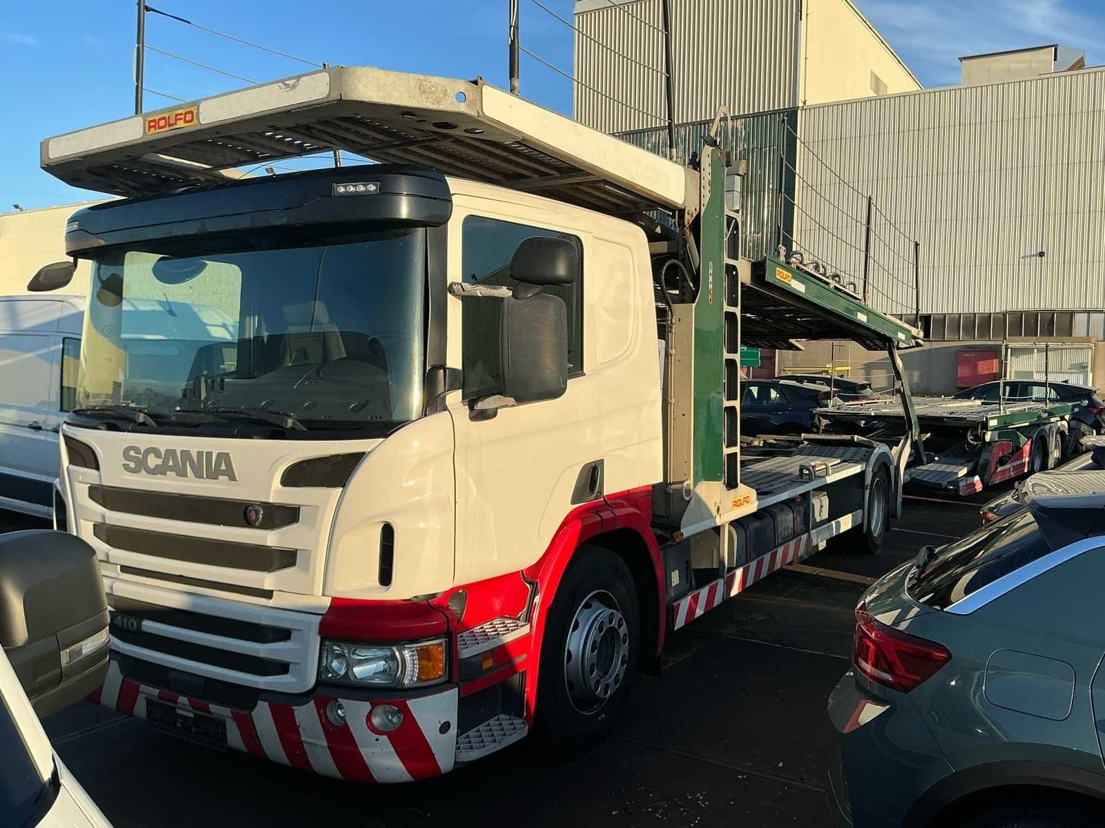 Camion transporteur de voitures Scania P410 2016, Achat, Euro 6, Autres carburants, Scania