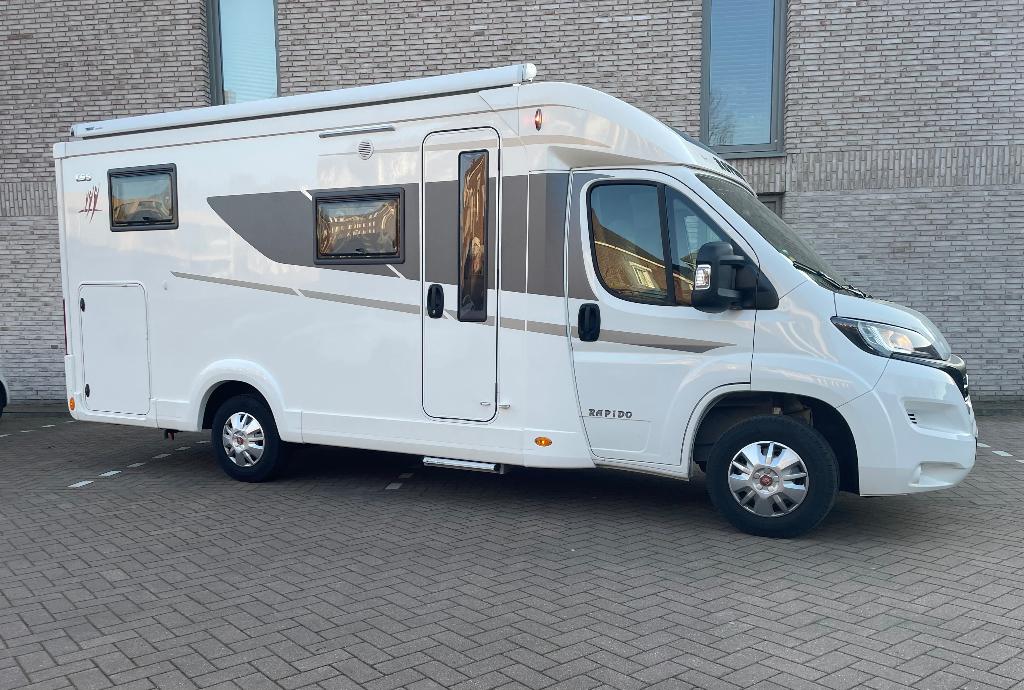 Rapido camper, Caravans en Kamperen, Mobilhomes, Chemisch toilet, Fiat, Luifel, Tot en met 3